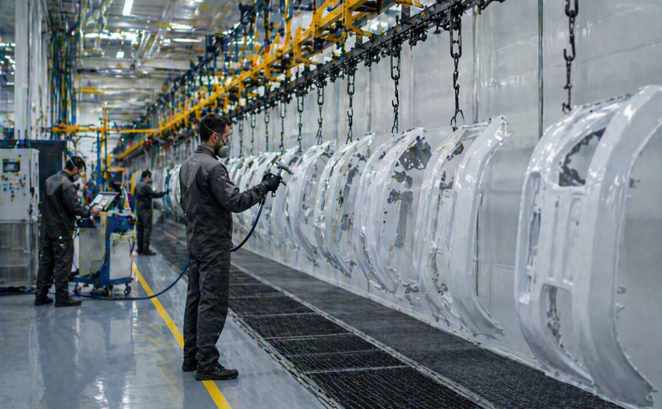 VKS Pintura Líquida · Pintura Líquida Industrial de Alta Gama para Piezas de Plástico en Tarragona